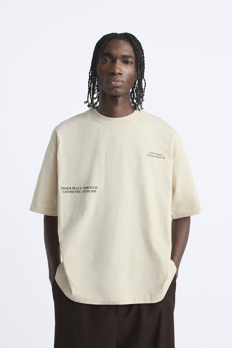 White Oversized T - Shirt