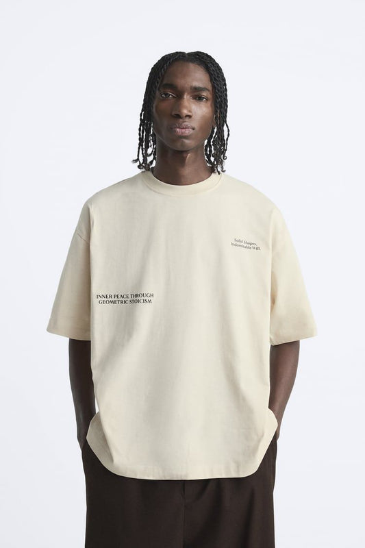 White Oversized T - Shirt